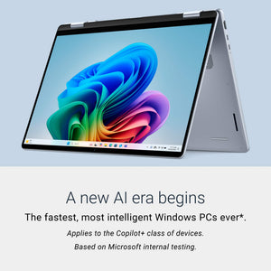 Dell - Plus 16" 2K 2-in-1 Touchscreen Laptop - Intel Core Ultra 7 Series 2 2024 - 16GB Memory - 512GB Storage - Copilot+ PC - Ice Blue