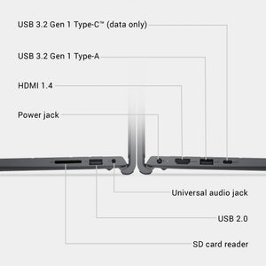 Dell - 15.6" 2K Touchscreen Laptop - AMD Ryzen 7 7000 Series-7730U 2023 - 16GB Memory - 512GB Storage - Carbon Black