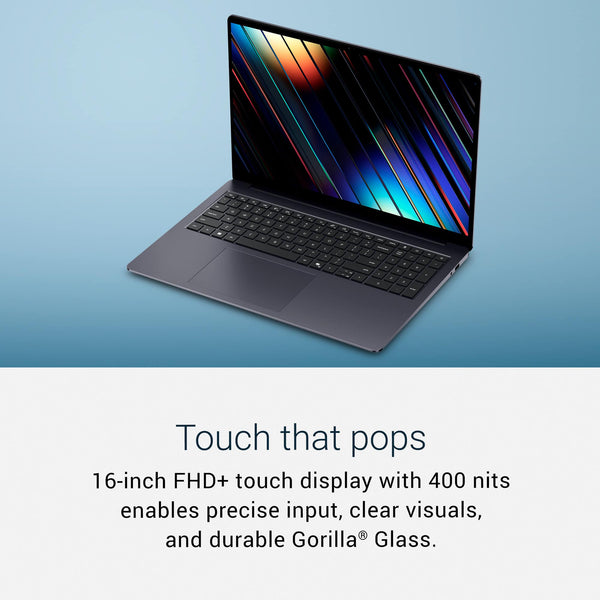 Dell - 16S - 16" 2K Touchscreen Laptop - Intel Core Ultra 5 322 2026 - 16GB Memory - 512GB Storage - Copilot+ PC - Celestial Blue