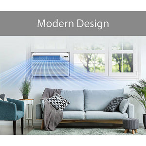 LG - 550 Sq. Ft. 12,000 BTU Smart Window Air Conditioner - White