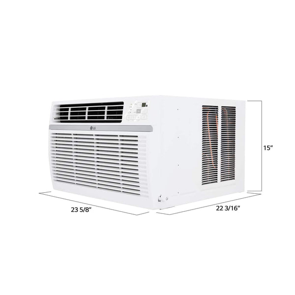 LG - 550 Sq. Ft. 12,000 BTU Window Air Conditioner - White