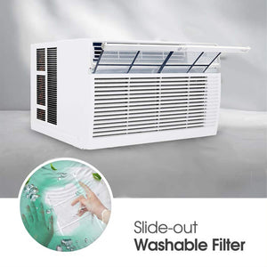 LG - 550 Sq. Ft. 12,000 BTU Window Air Conditioner - White