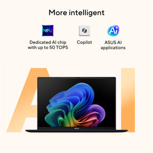 ASUS - Vivobook 16 16" 2K Laptop - AMD Ryzen AI 7 - 16GB RAM - 1TB SSD - Copilot+ PC - Quiet Blue