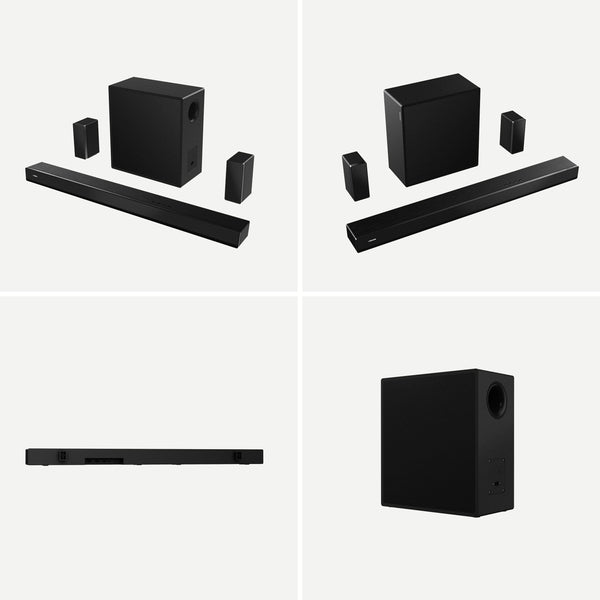 Toshiba - M510WR 5.1 Channel Soundbar with Wireless Subwoofer, Dolby Atmos, DTS:X - Black