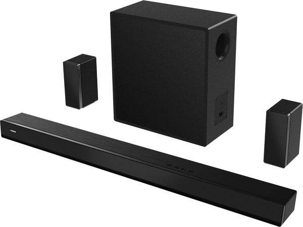 Toshiba - M510WR 5.1 Channel Soundbar with Wireless Subwoofer, Dolby Atmos, DTS:X - Black