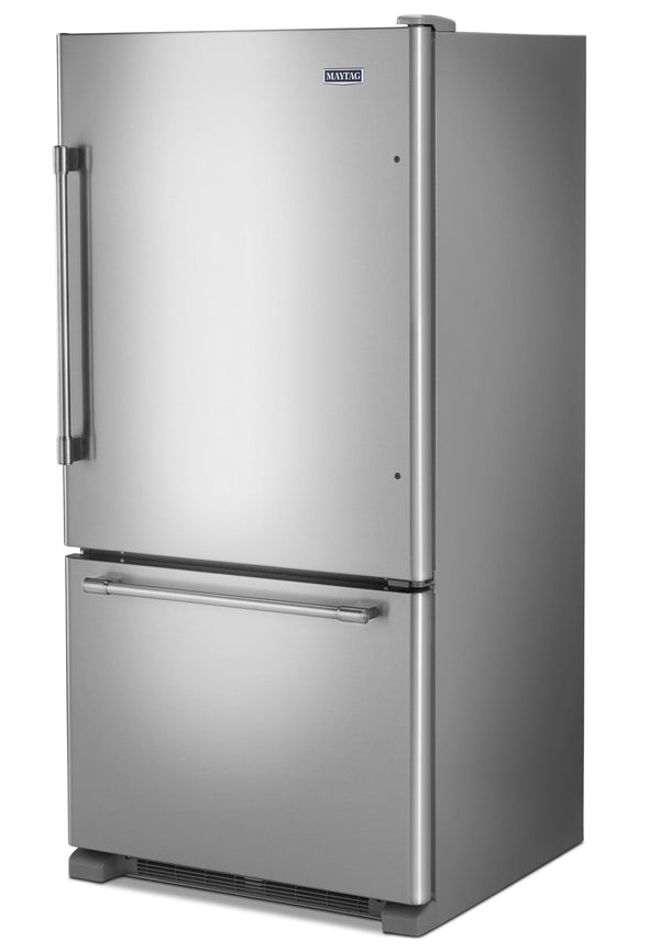 33-Inch Wide Bottom Mount Refrigerator - 22 Cu. Ft.