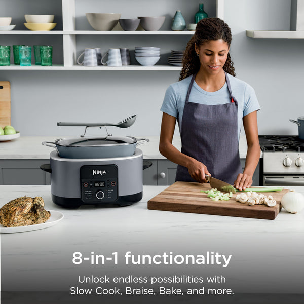Ninja - Foodi PossibleCooker PRO, 8.5qt Multi-Cooker - Stone Purple