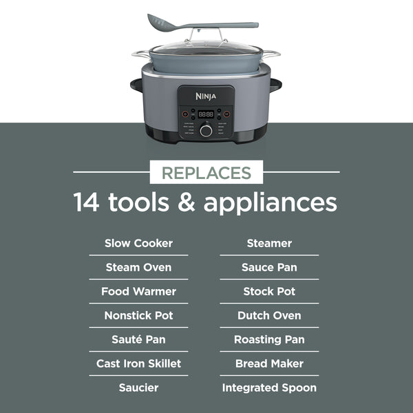 Ninja - Foodi PossibleCooker PRO, 8.5qt Multi-Cooker - Stone Purple