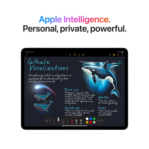 Apple - 13-inch iPad Air M3 chip Built for Apple Intelligence Wi-Fi 1TB - Purple