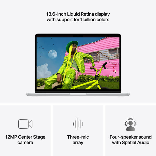 Apple - MacBook Air 13-inch Laptop - M5 chip with 10-core CPU and 8-core GPU - 16GB Memory - 512GB SSD - Silver