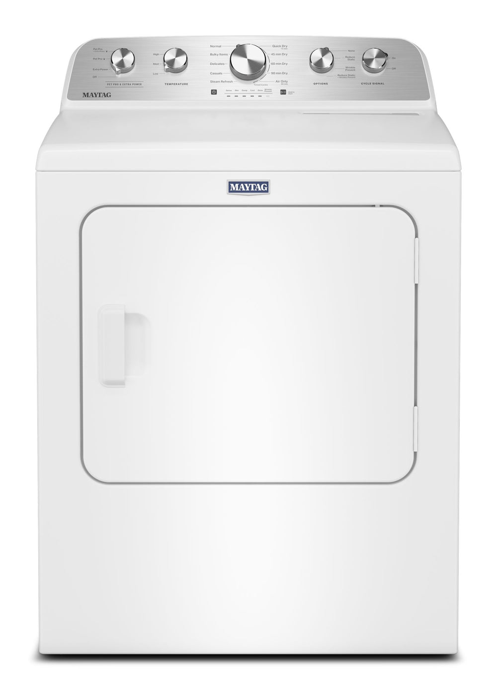 7.0 Cu Ft. Load Electric Dryer with Extra Power and Pet Pro Option #white
