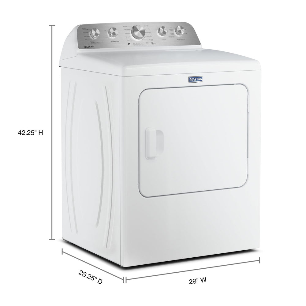 7.0 Cu Ft. Load Electric Dryer with Extra Power and Pet Pro Option #white