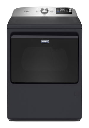 7.4 Cu. Ft. Top Load Electric Dryer with Extra Power and Advanced Moisture Sensing #midnightsteel