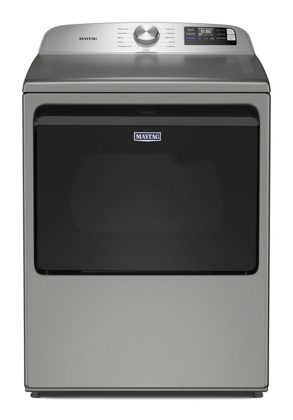 7.4 Cu. Ft. Top Load Electric Dryer with Extra Power and Advanced Moisture Sensing #classicsilver