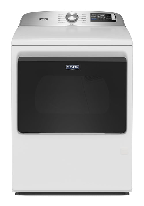 7.4 Cu. Ft. Top Load Electric Dryer with Extra Power and Advanced Moisture Sensing #white