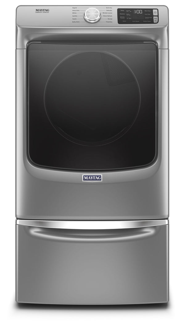 Maytag - Front Load Electric Dryer with Extra Power and Quick Dry Cycle - 7.3 cu. ft.