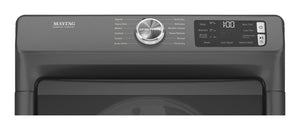 Maytag - Front Load Electric Dryer with Extra Power and Quick Dry Cycle - 7.3 cu. ft. #volcanoblack