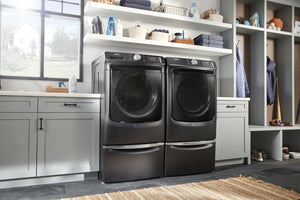 Maytag - Front Load Electric Dryer with Extra Power and Quick Dry Cycle - 7.3 cu. ft. #volcanoblack