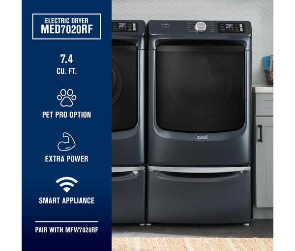 Smart Pet Pro Front Load Electric Dryer - 7.4 CU. FT. #midnightsteel