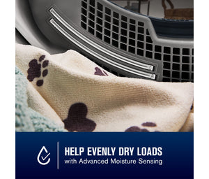 Smart Pet Pro Front Load Electric Dryer - 7.4 CU. FT. #midnightsteel