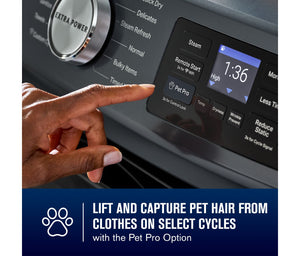 Smart Pet Pro Front Load Electric Dryer - 7.4 CU. FT. #white
