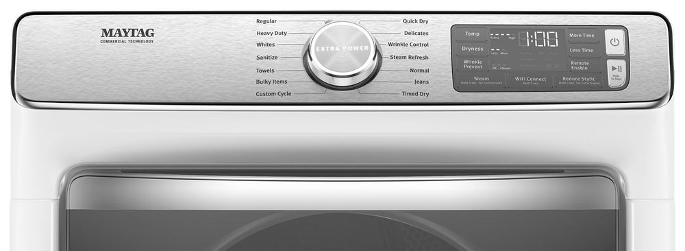 Smart Front Load Electric Dryer with Extra Power and Advanced Moisture Sensing Plus - 7.3 cu. ft.