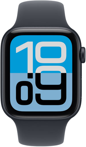 Apple Watch SE 3 (GPS) 44mm Midnight Aluminum Case with Midnight Sport Band - M/L - Midnight - (2025)