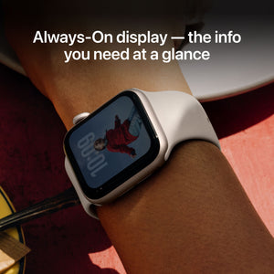 Apple Watch SE 3 (GPS) 44mm Midnight Aluminum Case with Midnight Sport Band - M/L - Midnight - (2025)