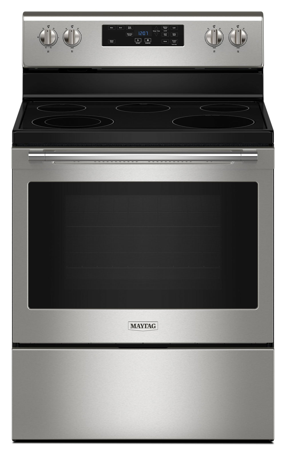 Maytag® 30-Inch Wide Freestanding Electric Range with Steam Clean - 5.3 cu. ft.