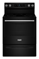 30-Inch Wide Electric Range With Steam Clean - 5.3 cu. ft. #black