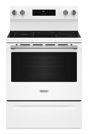 30-Inch Wide Electric Range With No Preheat Air Fry and Air Baking - 5.3 cu. ft. #white