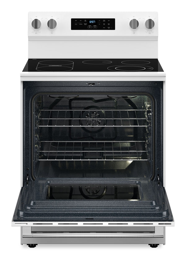 30-Inch Wide Electric Range With No Preheat Air Fry and Air Baking - 5.3 cu. ft. #white