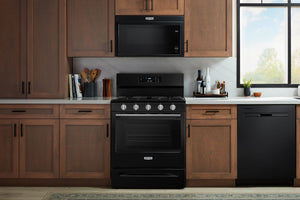 30-Inch Wide Gas Range With Steam Clean - 5.0 cu. ft. #black