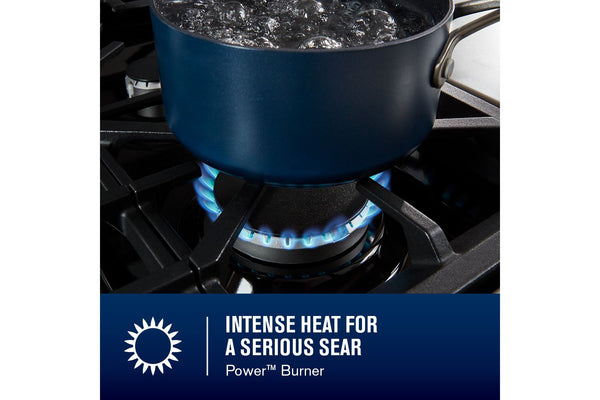 30-Inch Wide Gas Range With Steam Clean - 5.0 cu. ft. #black