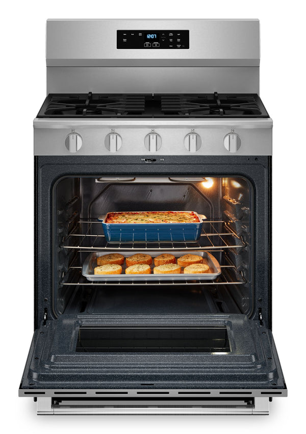 30-Inch Wide Gas Range With Steam Clean - 5.0 cu. ft. #stainless