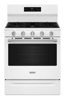 30-Inch Wide Gas Range With Steam Clean - 5.0 cu. ft. #white