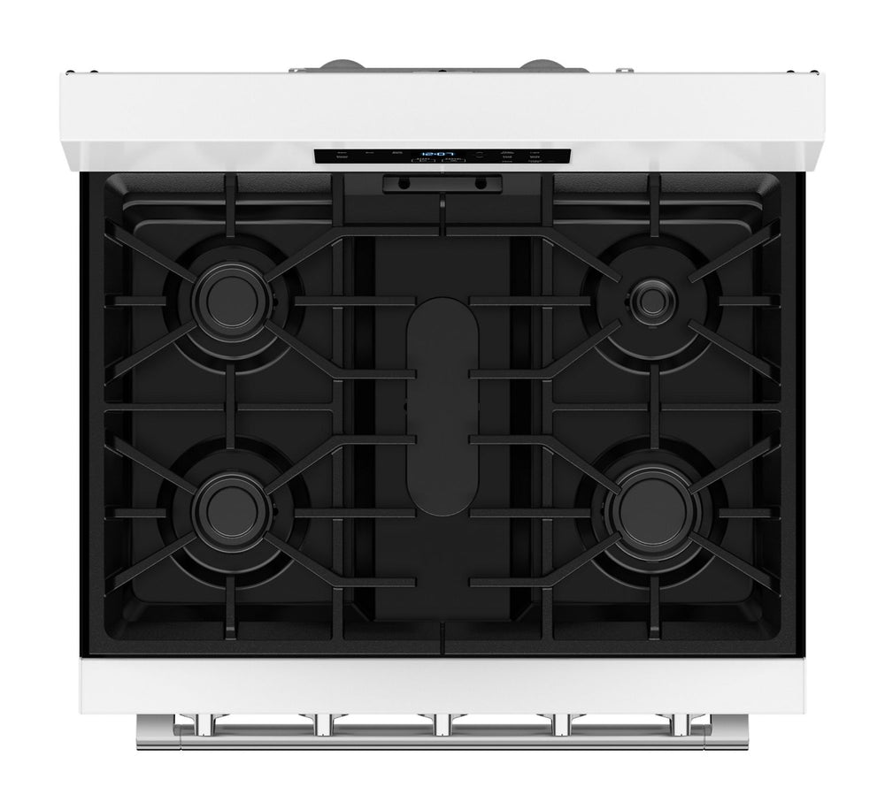 30-Inch Wide Gas Range With Steam Clean - 5.0 cu. ft. #white