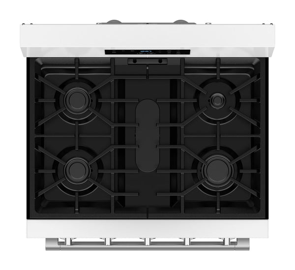 30-Inch Wide Gas Range With Steam Clean - 5.0 cu. ft. #white