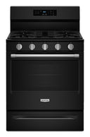 30-Inch Wide Gas Range With No Preheat Air Fry and Air Baking - 5.0 cu. ft. #black