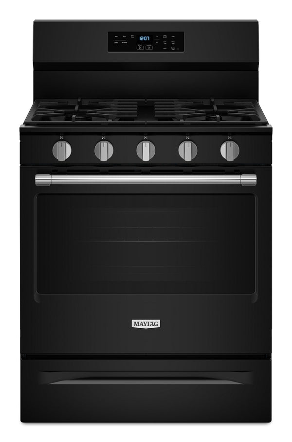 30-Inch Wide Gas Range With No Preheat Air Fry and Air Baking - 5.0 cu. ft. #black