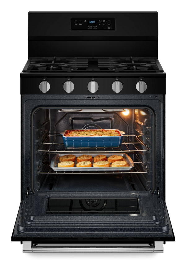 30-Inch Wide Gas Range With No Preheat Air Fry and Air Baking - 5.0 cu. ft. #black