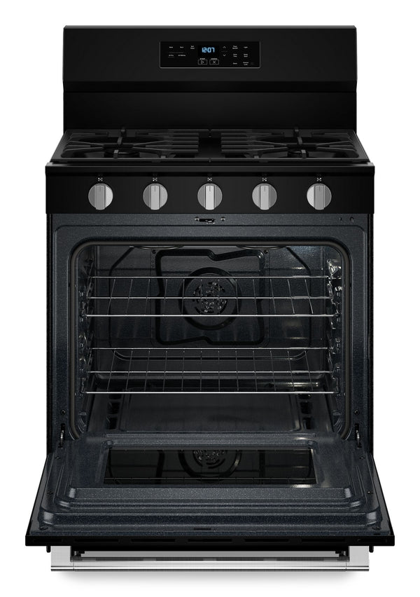 30-Inch Wide Gas Range With No Preheat Air Fry and Air Baking - 5.0 cu. ft. #black