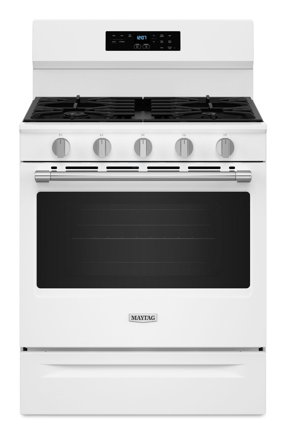 30-Inch Wide Gas Range With No Preheat Air Fry and Air Baking - 5.0 cu. ft. #white