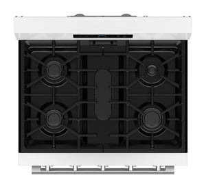 30-Inch Wide Gas Range With No Preheat Air Fry and Air Baking - 5.0 cu. ft. #white