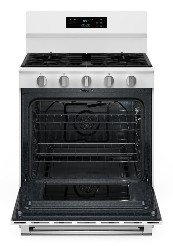 30-Inch Wide Gas Range With No Preheat Air Fry and Air Baking - 5.0 cu. ft. #white