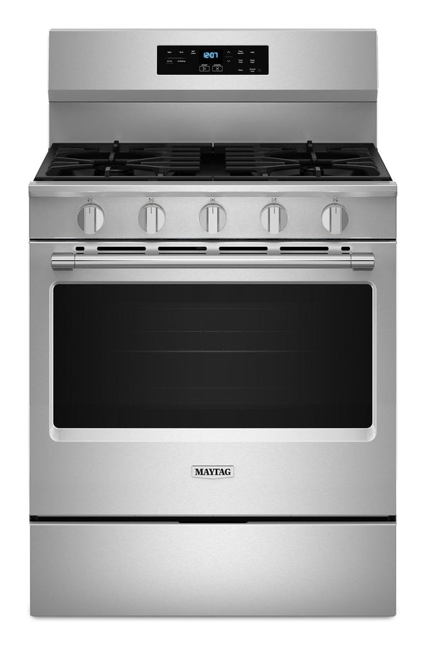 30-Inch Wide Gas Range With No Preheat Air Fry and Air Baking - 5.0 cu. ft. #stainless