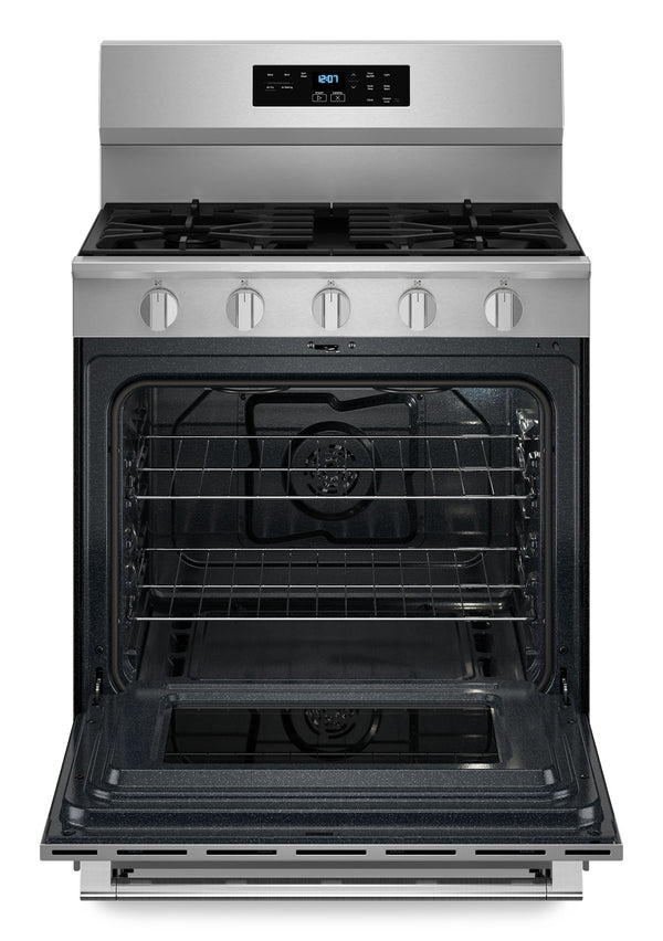 30-Inch Wide Gas Range With No Preheat Air Fry and Air Baking - 5.0 cu. ft. #stainless