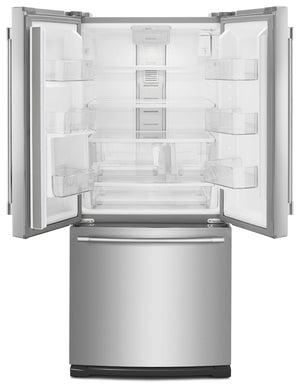 30-Inch Wide French Door Refrigerator with Exterior Water Dispenser- 20 Cu. Ft.
