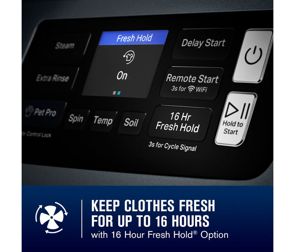 Maytag - Smart Pet Pro Front Load Washer - 5.0 CU. FT. #midnightsteel