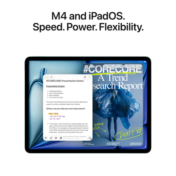 Apple - 13-inch iPad Air M4 chip Wi-Fi 128GB - Starlight